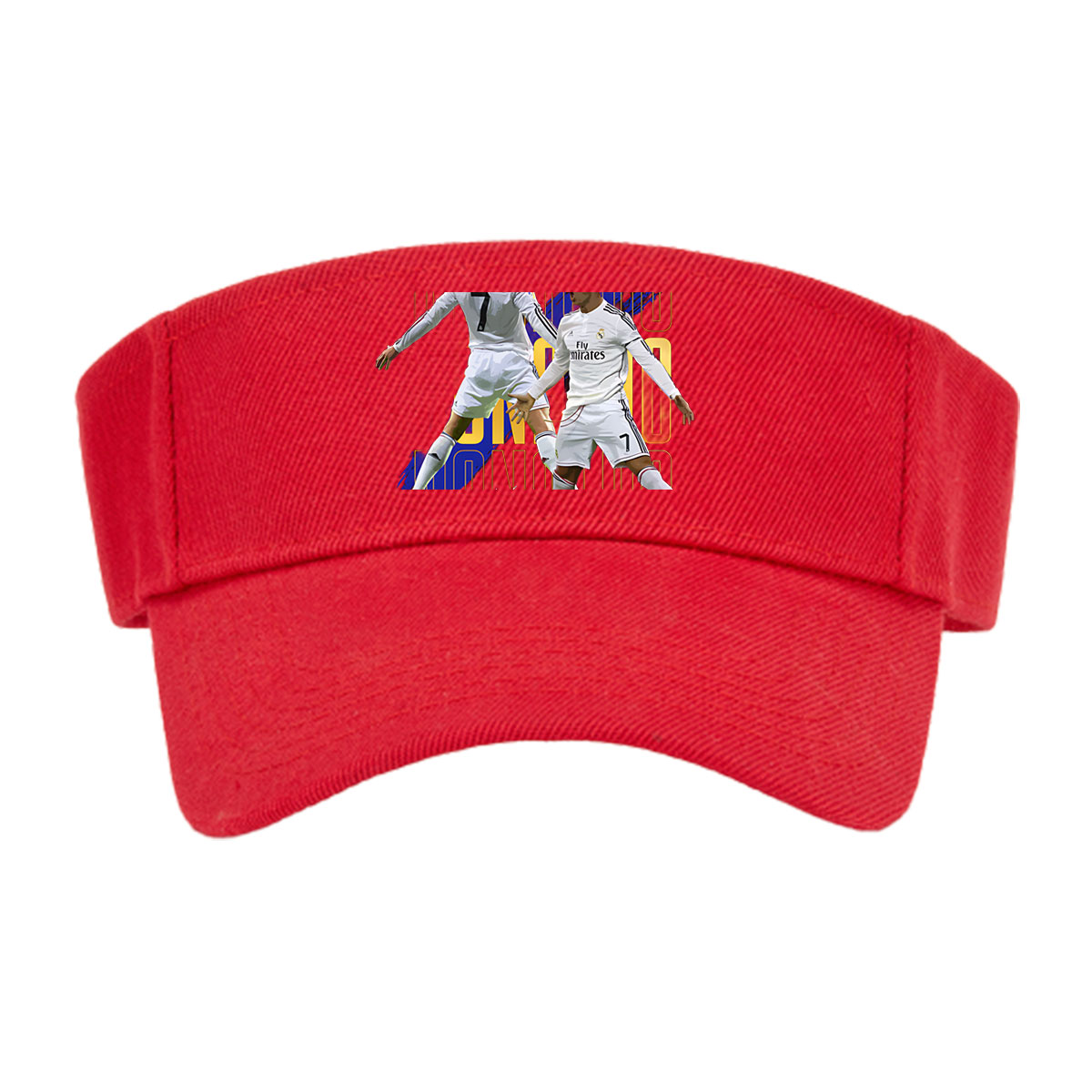 Cristiano Ronaldo Real Madrid 7 GOAT Football Legend -  Visor cap