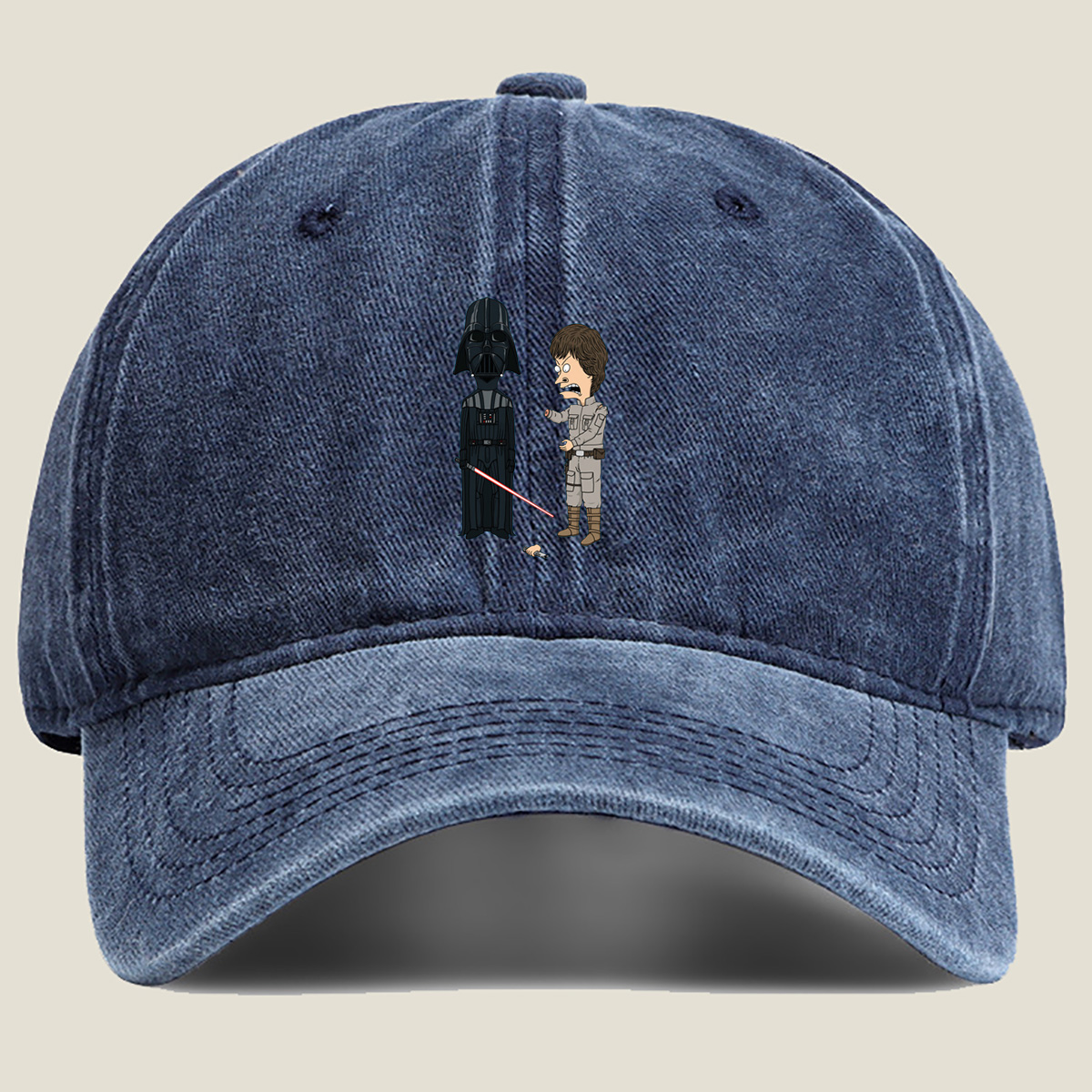 Star Wars: Darth Vader and Luke Skywalker - Washed Denim - Baseball Cap