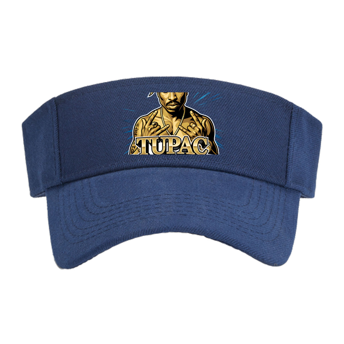 Tupac Shakur Thug Life Portrait -  Visor cap