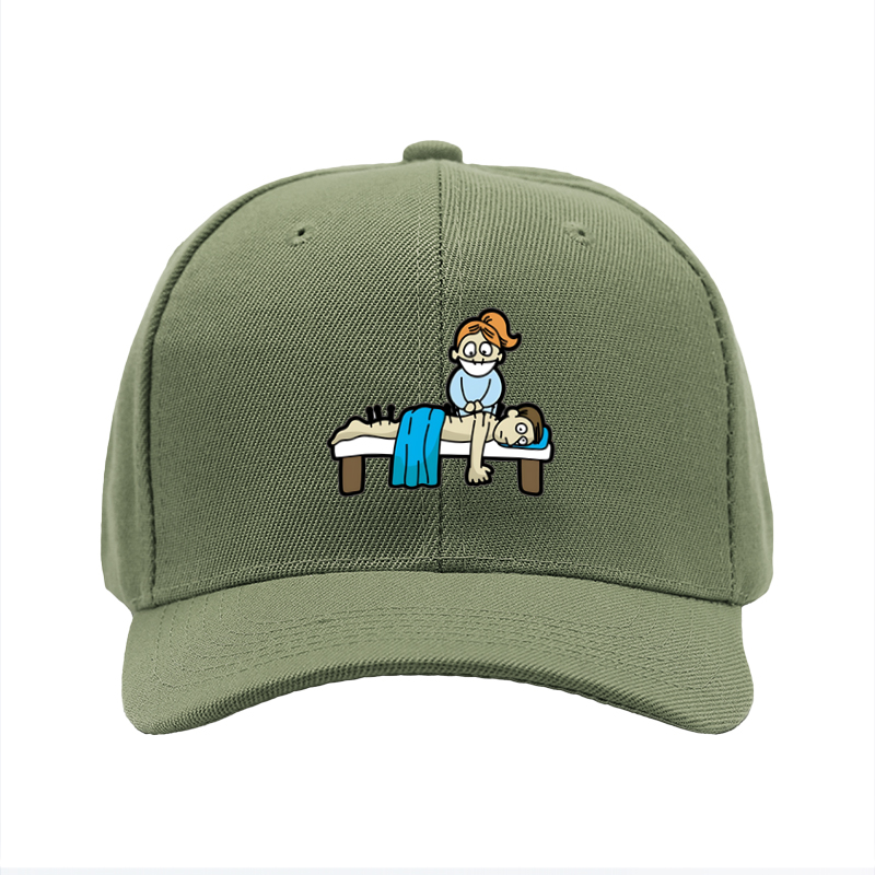 1pc New Baseball Cap with Funny Massage Cartoon Print Unisex Adjustable Hat for Outdoor Activities and Casual Wear Adults and Teens