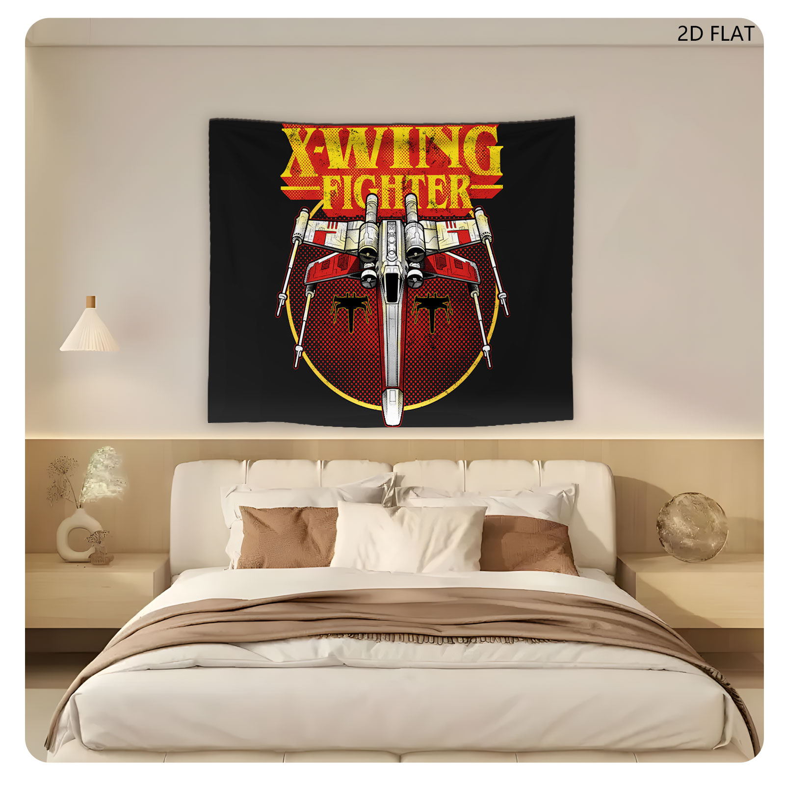 X-Wing Fighter Star Wars Rebel Alliance Iconic Spacecraft Design - Tapestry