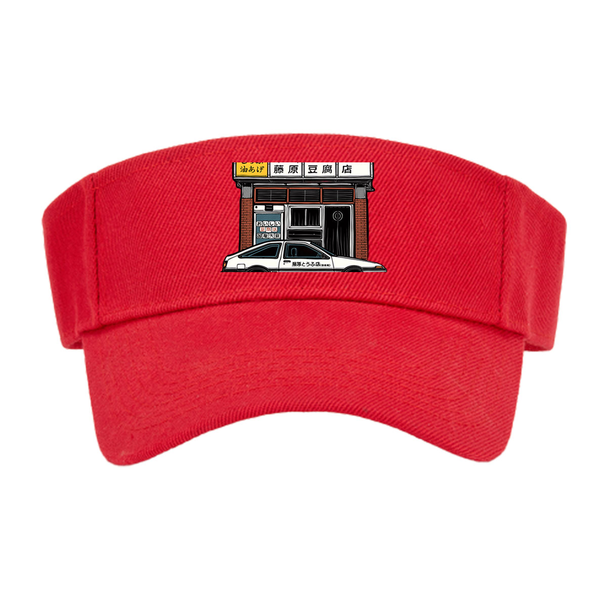 Ghost of Akina and Son: Tofu Delivery Service Featuring Initial D's Toyota AE86 -  Visor cap