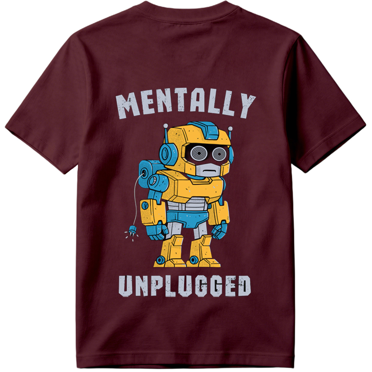 Mentally Unplugged Robot Design - Tee