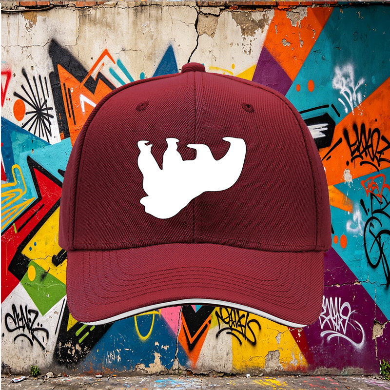 Unisex Classic Sandwich Hat with Lion Silhouette Print - Lightweight Cotton Baseball Cap for Outdoor Activities, Travel, and Casual Wear - Ideal for Adults Seeking Stylish Sun Protection and Comfortable Fit