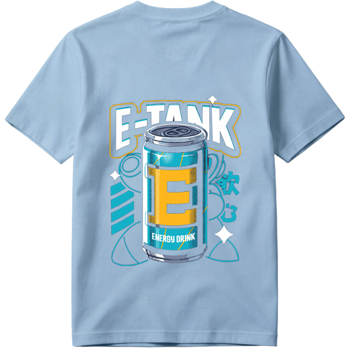 E-Tank Energy Drink Can Design - Tee