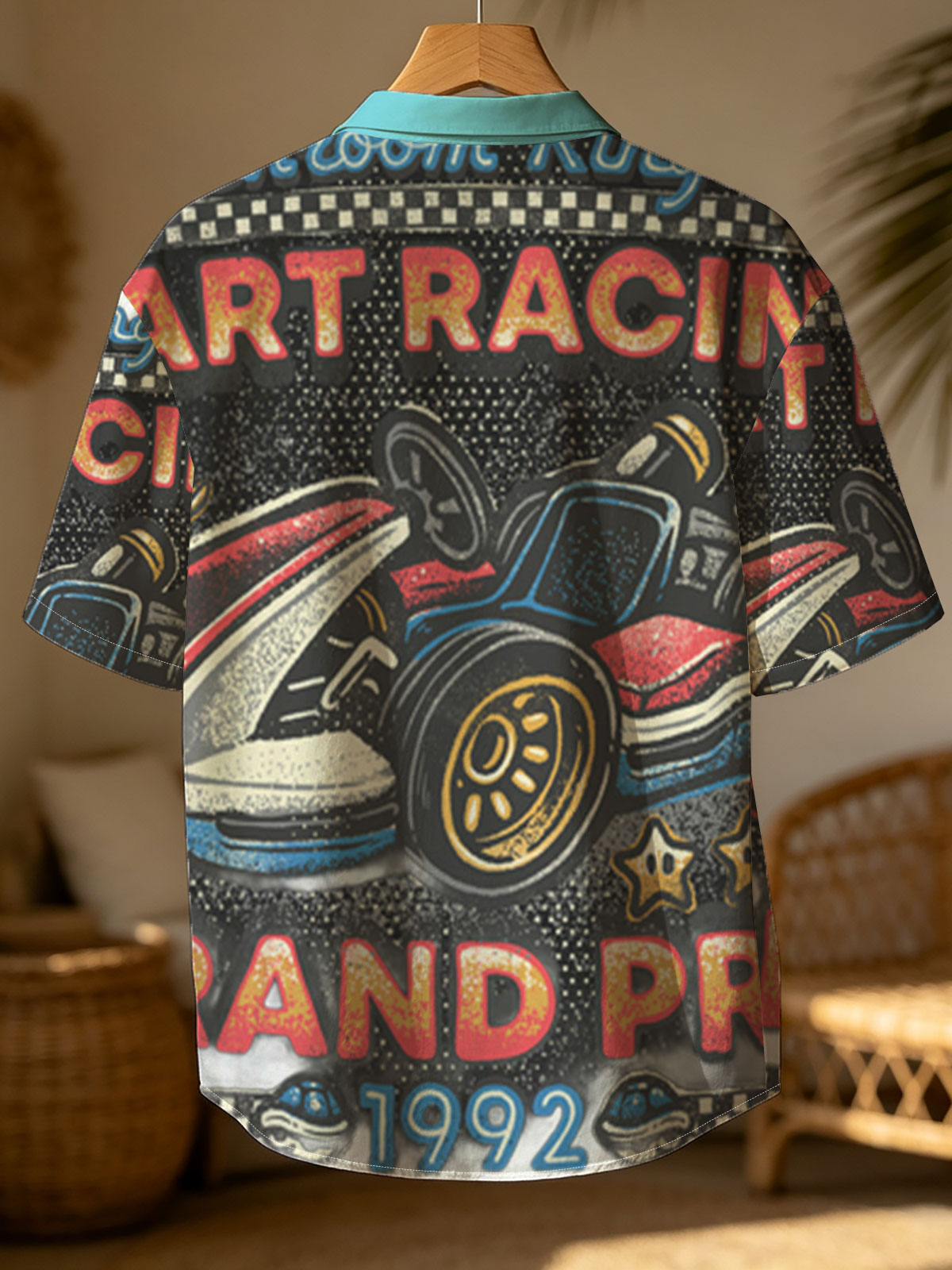 Mushroom Kingdom Kart Racing Grand Prix 1992 - Mario, Luigi, Princess Peach, Bowser, Toad, Yoshi, Donkey Kong, Wario, Waluigi, Koopa Troopas -  Shirt