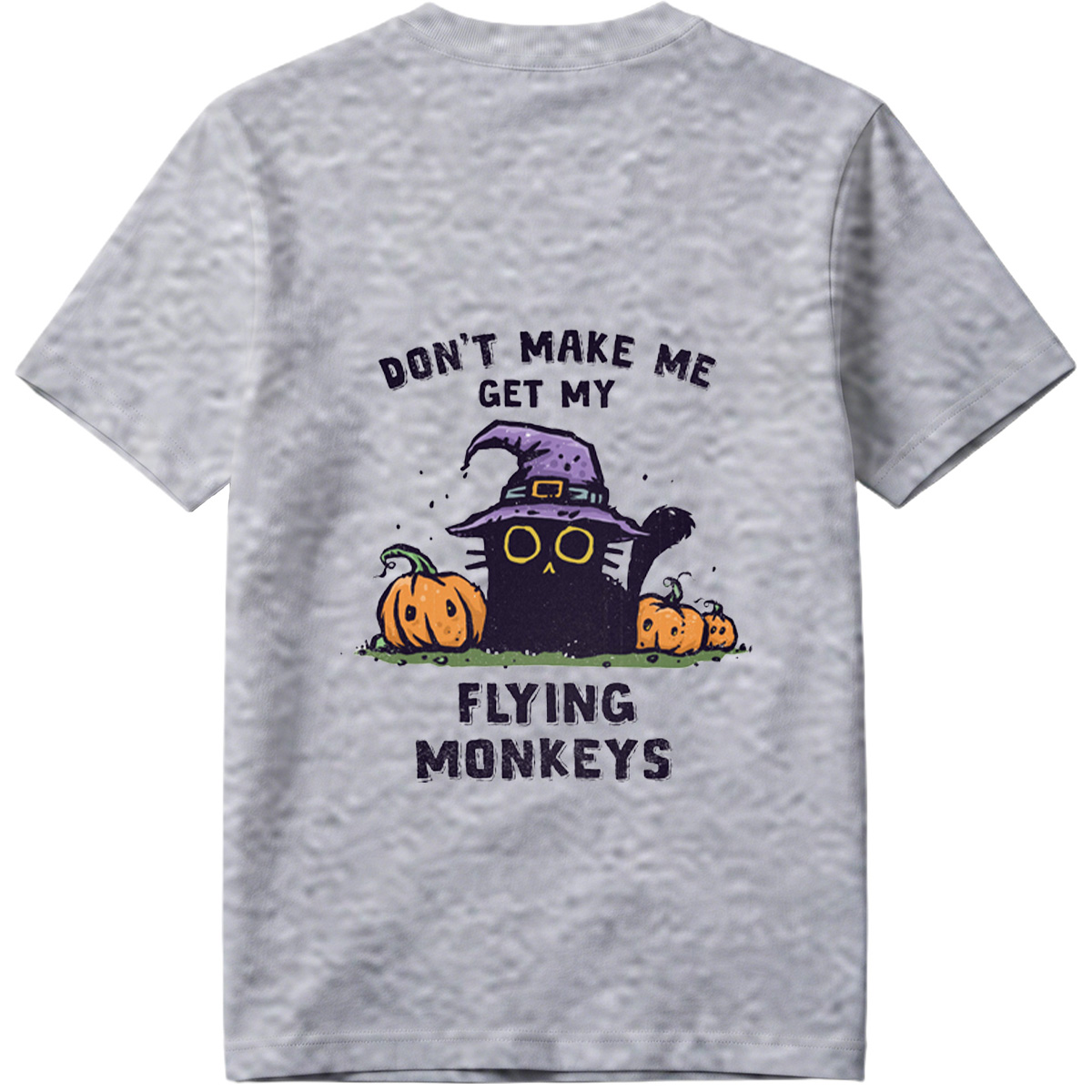 Wicked Witch and Flying Monkeys Halloween Design - Tee