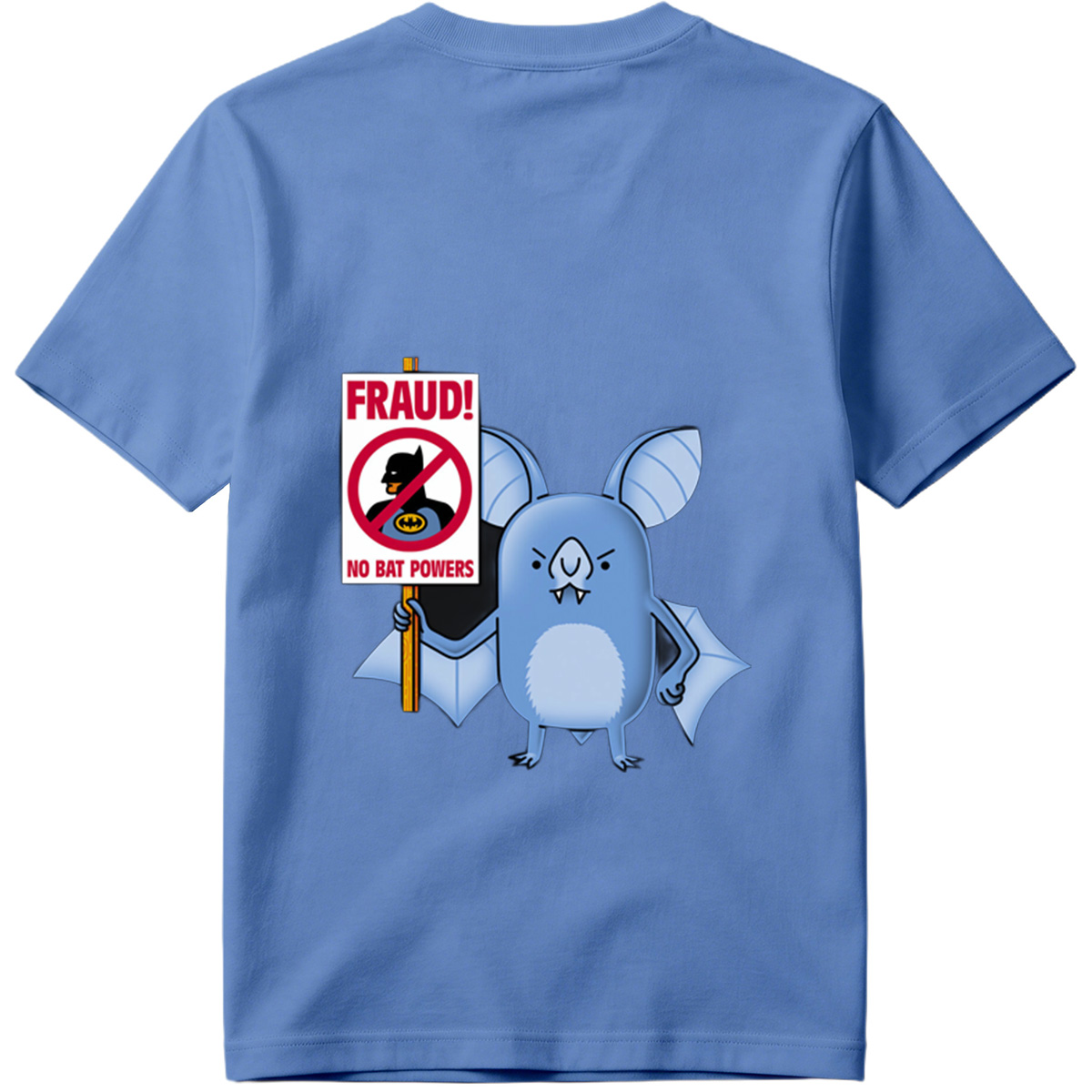 Batman and Bat Creature Protest Fraud - Tee
