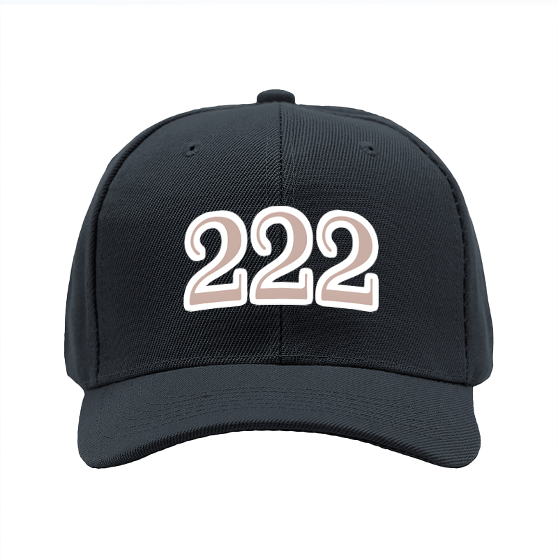 1pc New Baseball Cap with 222 Number Print Design Unisex Adjustable Hat for Outdoor Activities and Casual Wear Suitable for Adults and Teens