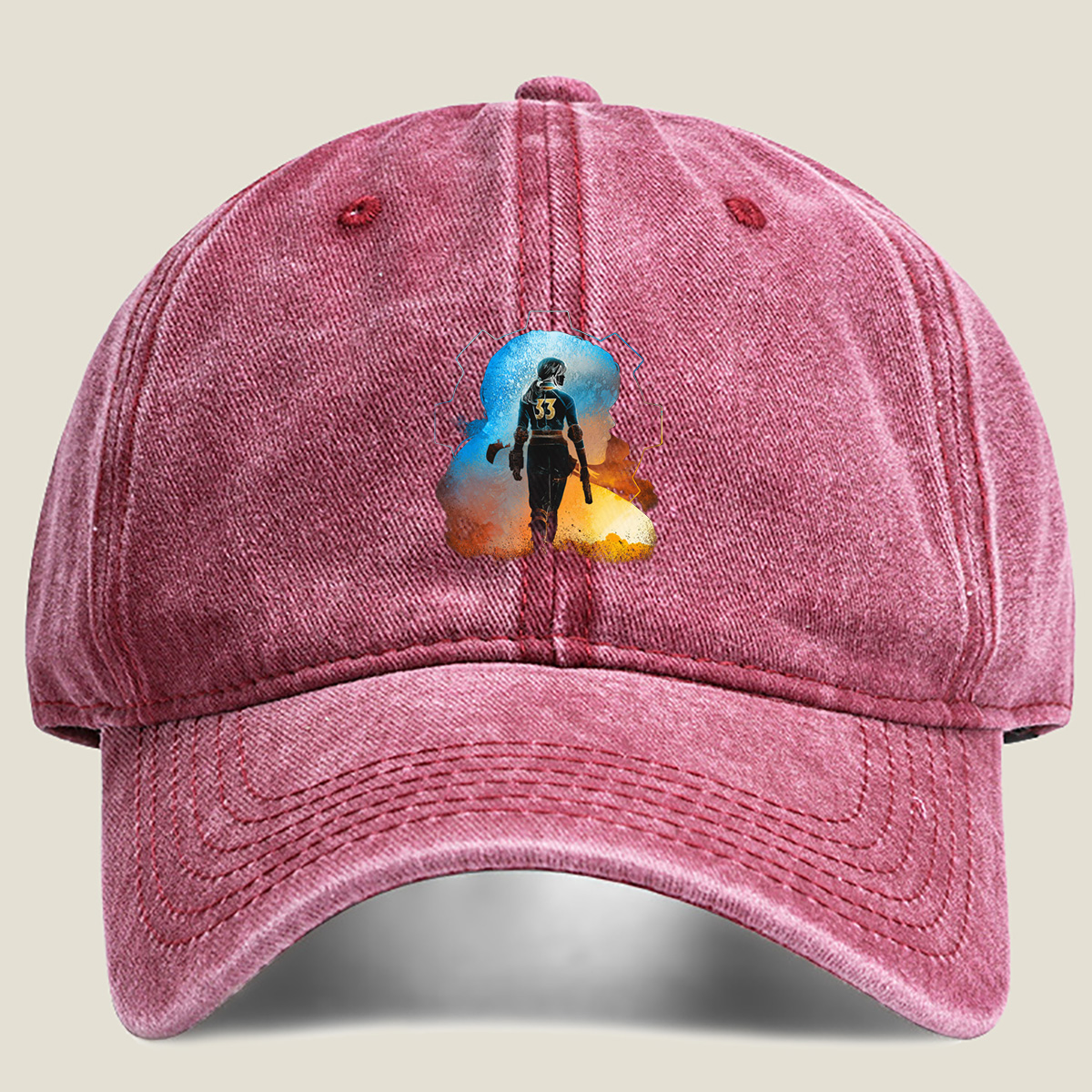 Fallout 4: Vault 111 Survivor - Washed Denim - Baseball Cap
