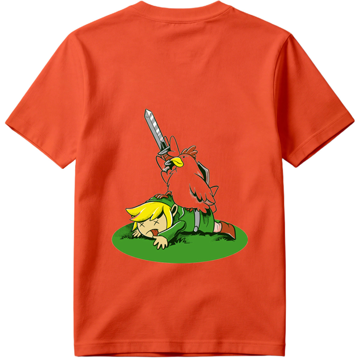 Link and Chicken Warrior - Tee