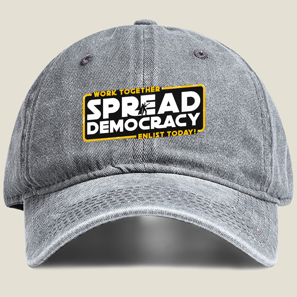 Star Wars: Spread Democracy – Enlist Today! - Washed Denim - Baseball Cap
