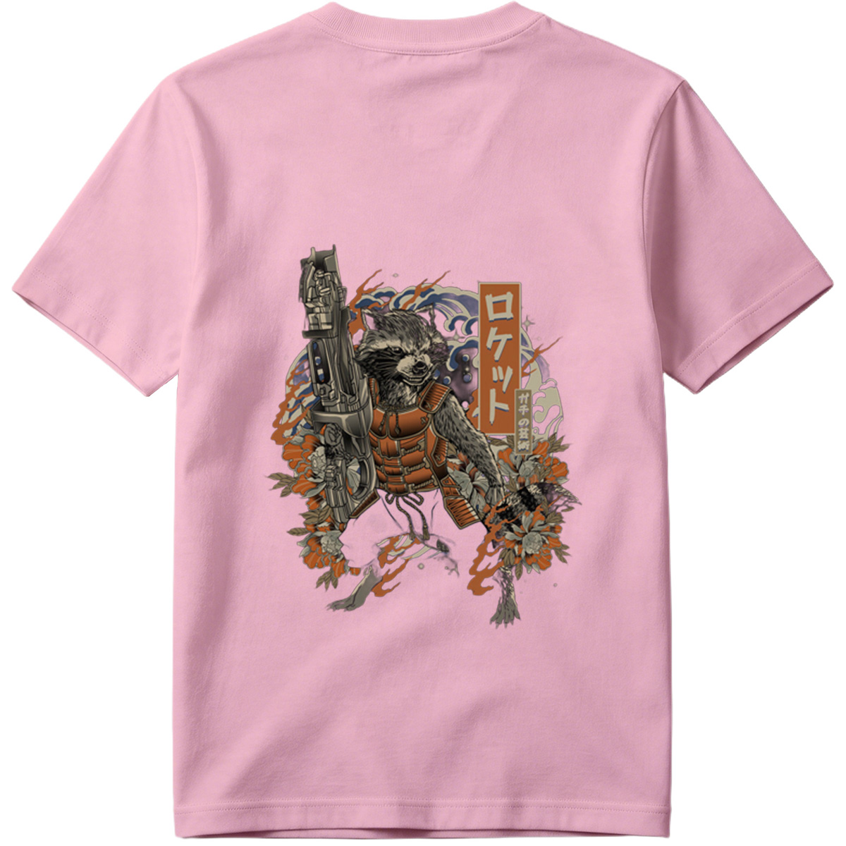 Rocket Raccoon in Japanese Style Art - Tee