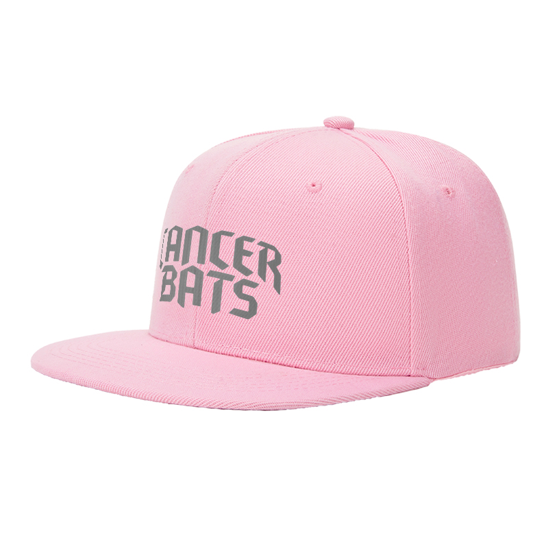 Flat Brim Baseball Cap Cancer Bats Logo Print Streetwear Underground Skate Brand for Basketball Court Urban Streets Skatepark Fit for Skaters Rappers Streetwear Enthusiasts