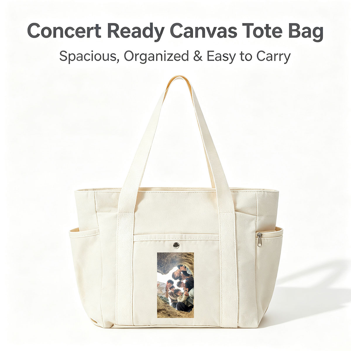 ENHYPEN Beach Cave Selfie Group Photo - Multi-pocket bags