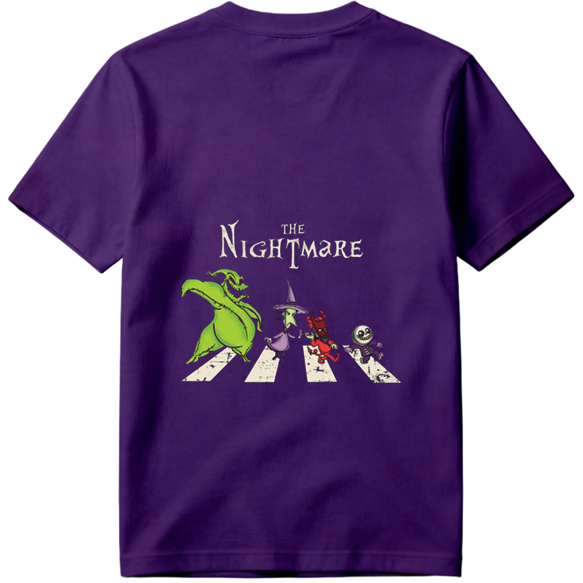 The Nightmare: Oogie Boogie, Witch, Devil, and Jack Skellington Crossing - Tee