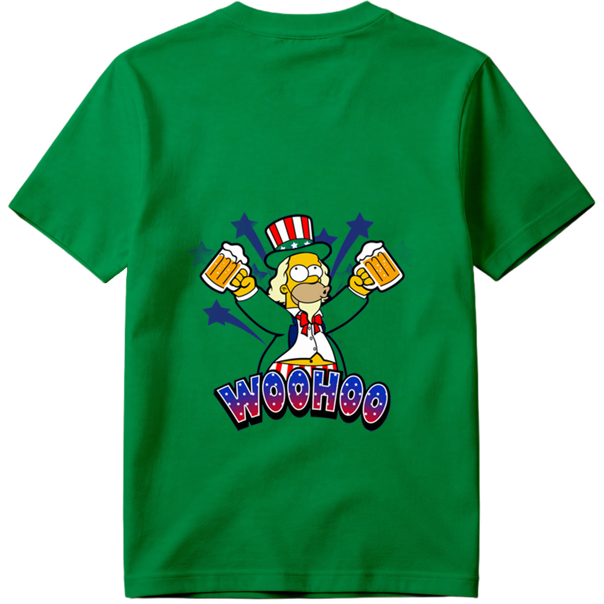 Simpsons Uncle Sam Woohoo - Tee