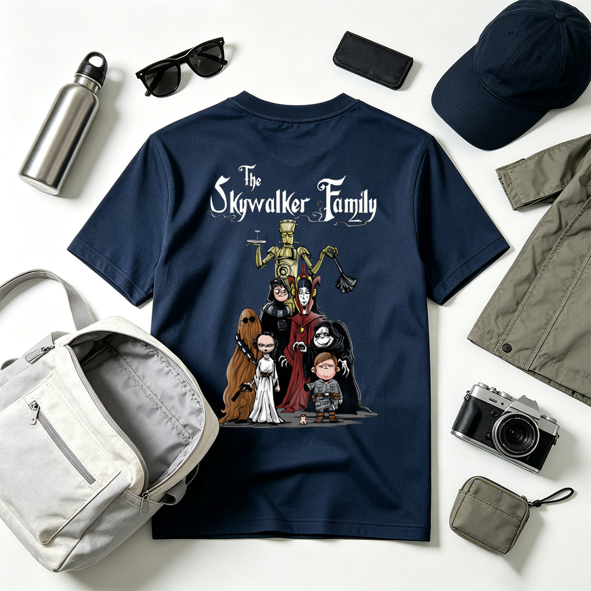 The Skywalker Family: Star Wars Characters Parody - Tee