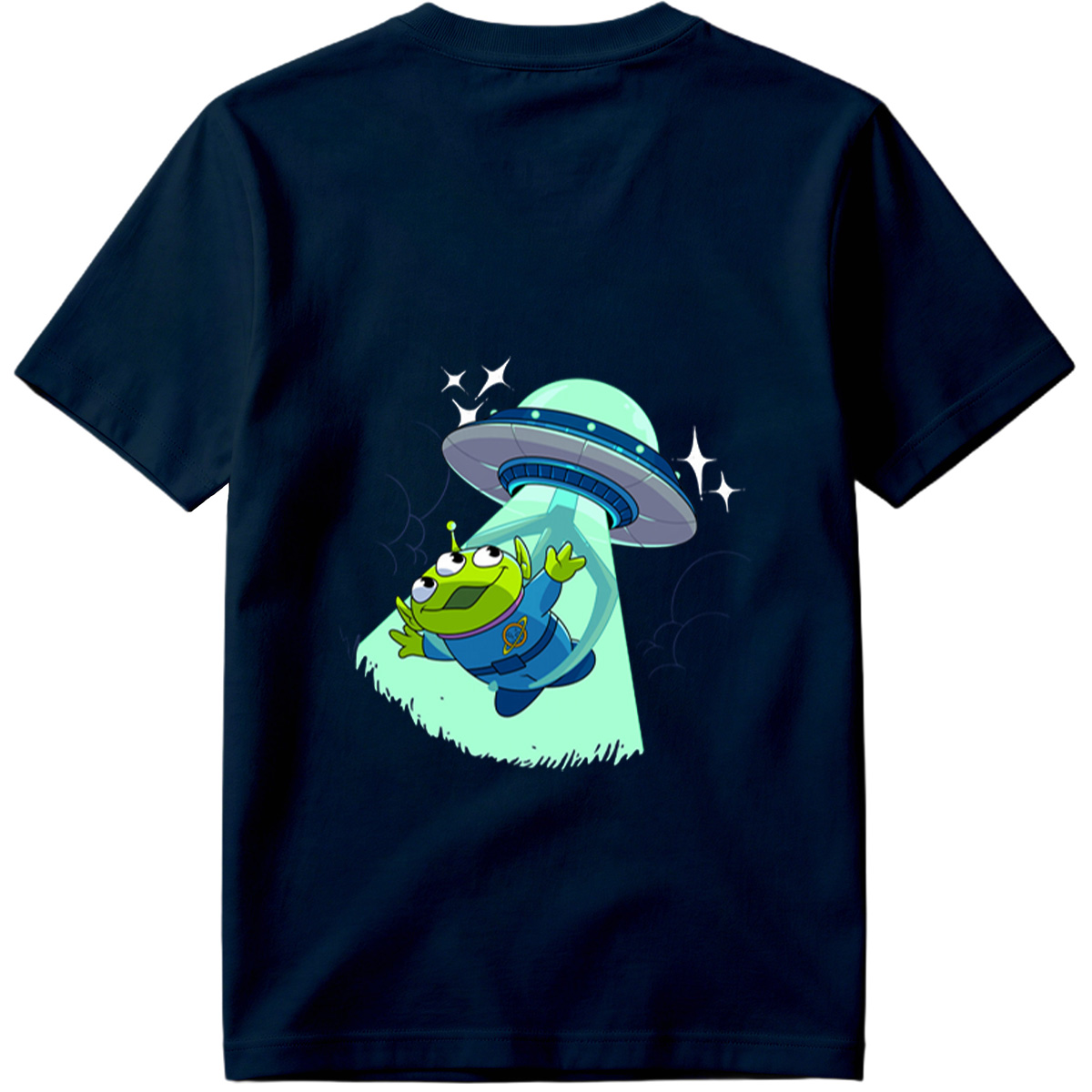 Alien from Toy Story Abducted by UFO - Tee