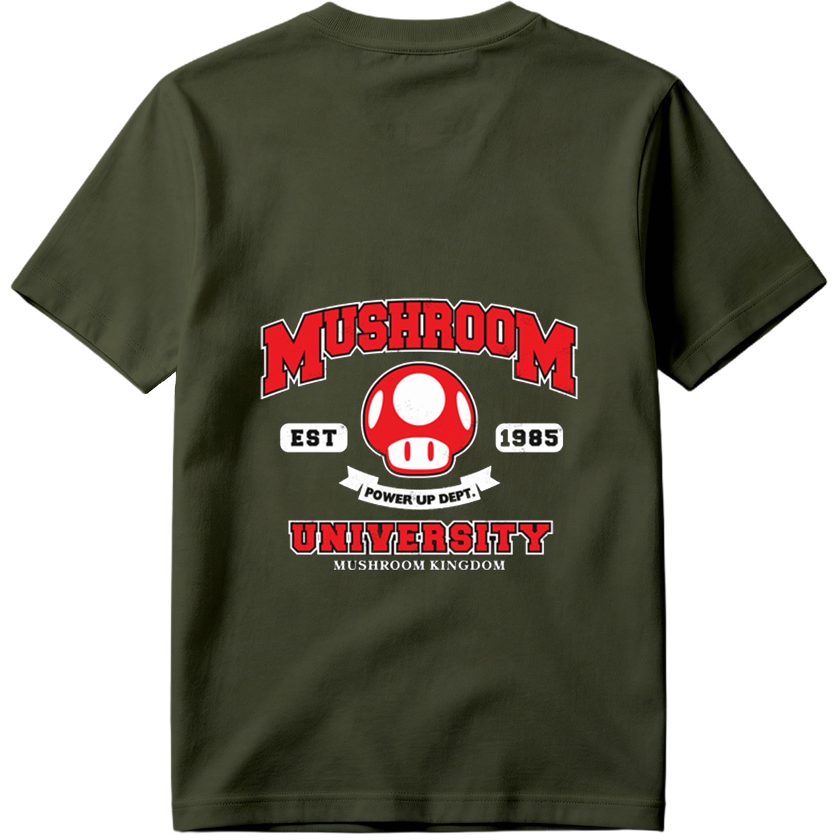 Mushroom University: Power Up Dept. - Mario Mushroom Kingdom - Tee