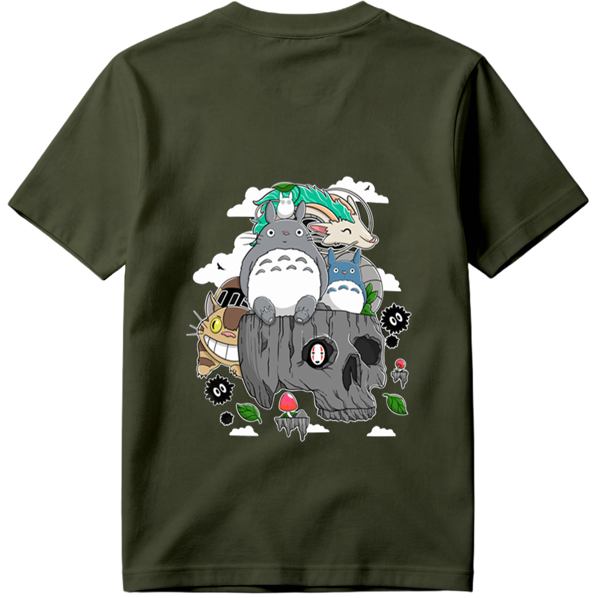 Studio Ghibli Characters Collage - Tee