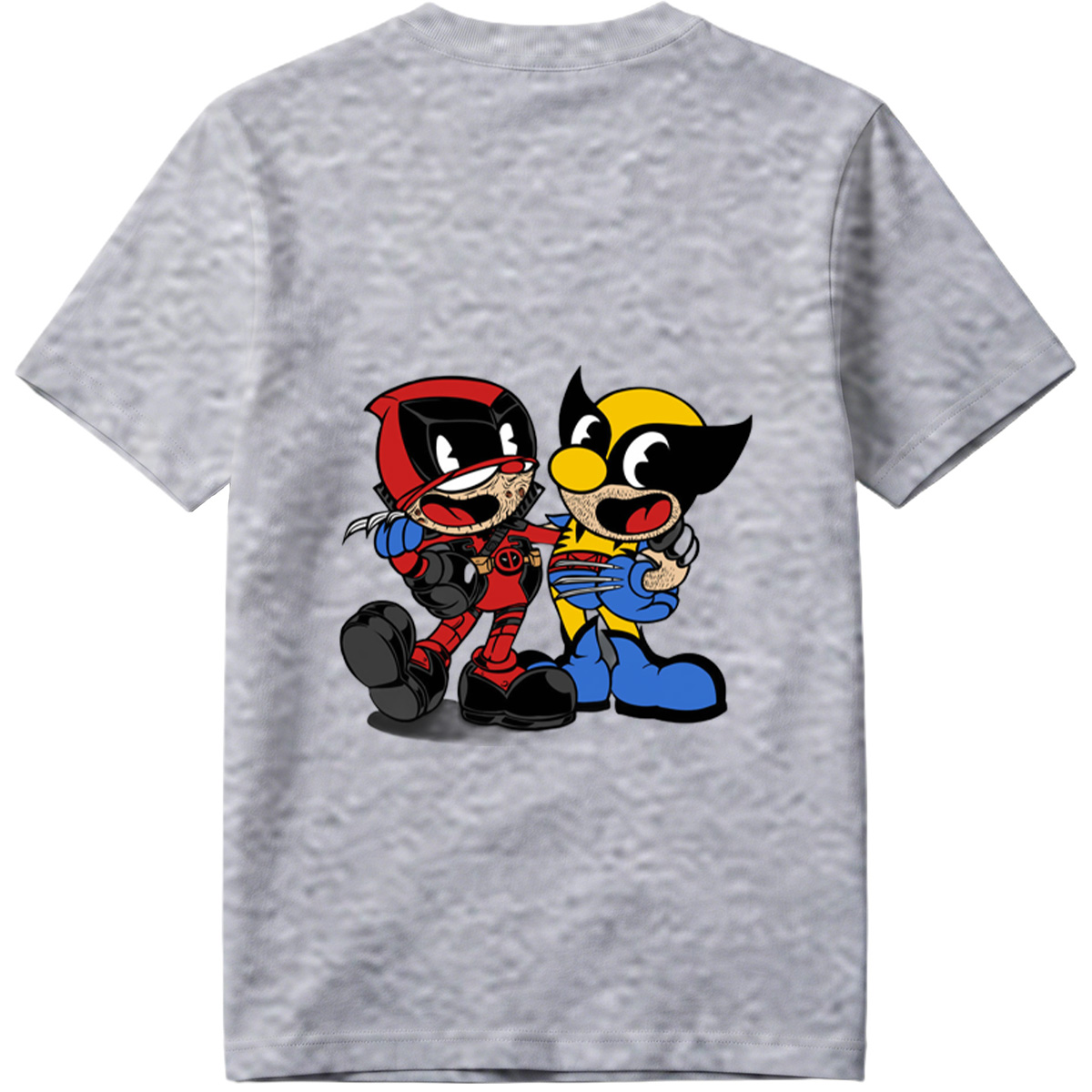 Deadpool and Wolverine Chibi Style - Tee
