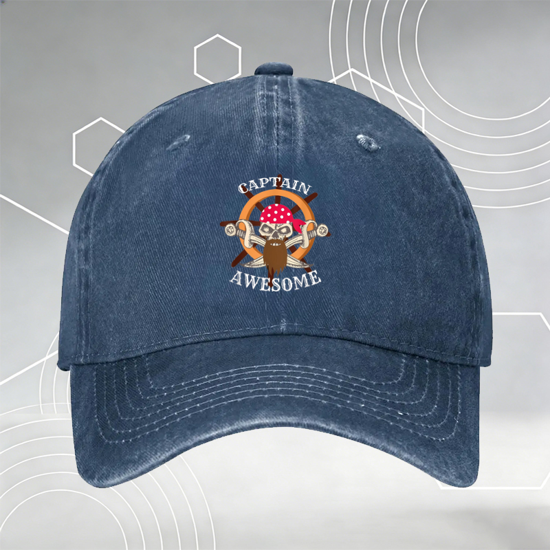 New Fishing Baseball Cap with Fish and Rod Print - Unisex Adjustable Hat for Outdoor Activities, Perfect for Fishing Enthusiasts and Nature Lovers