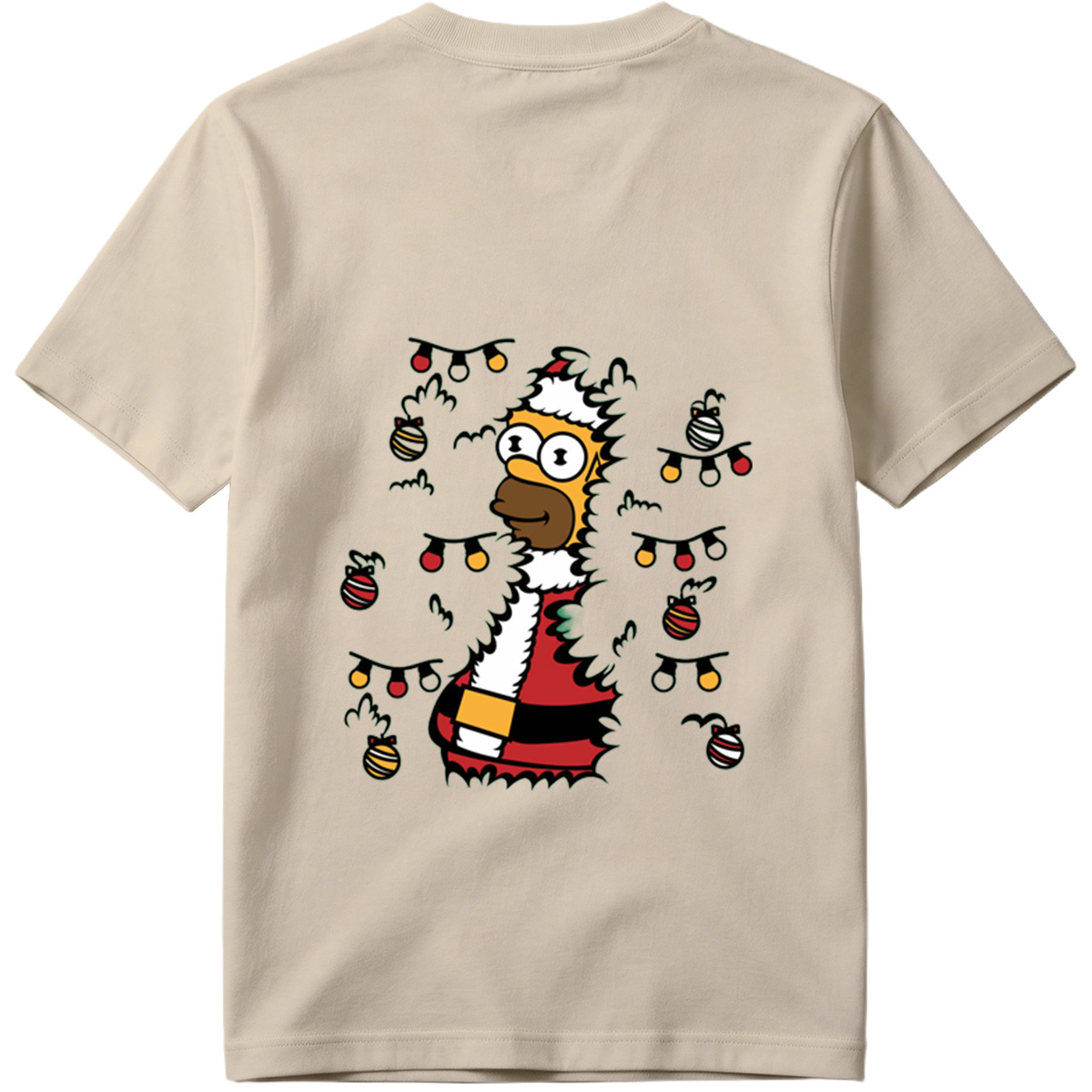 Simpsons Homer Christmas Tree - Tee