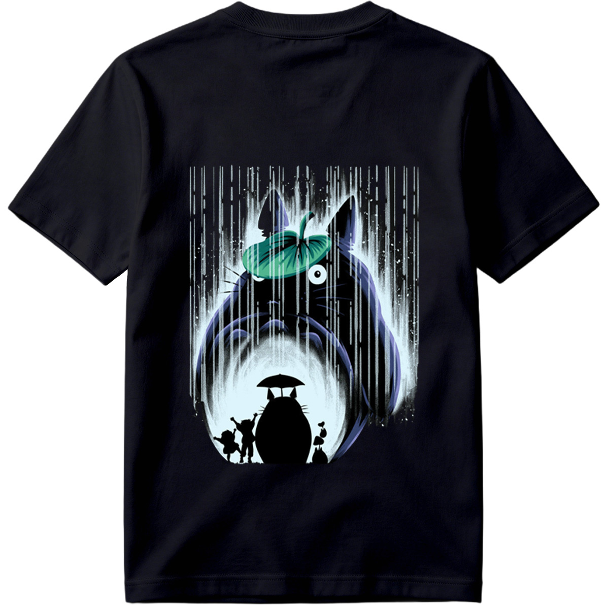 Totoro and Friends in the Rain - Tee
