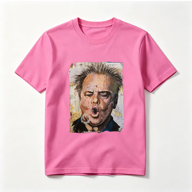 Map-Faced Man Screaming with Smoke - Tee