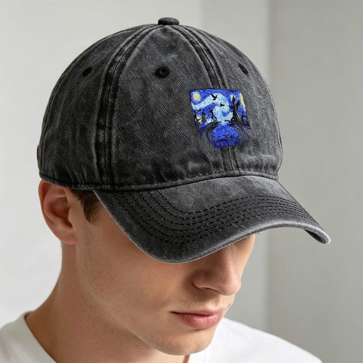 Harry Potter and the Dementor's Night - Washed Denim - Baseball Cap