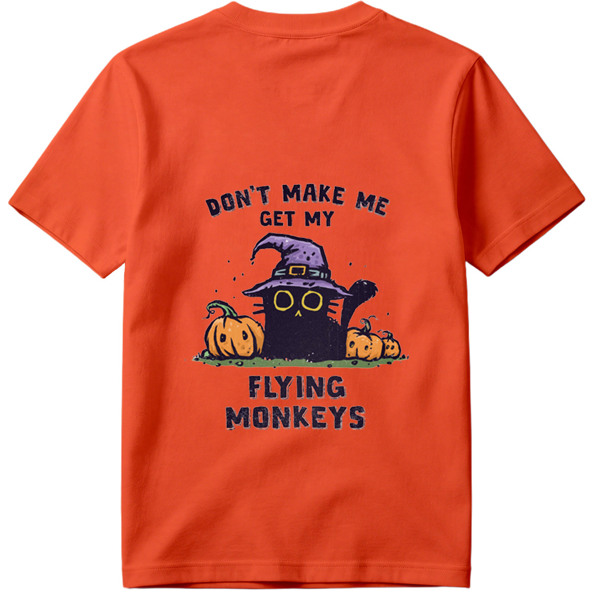 Wicked Witch and Flying Monkeys Halloween Design - Tee