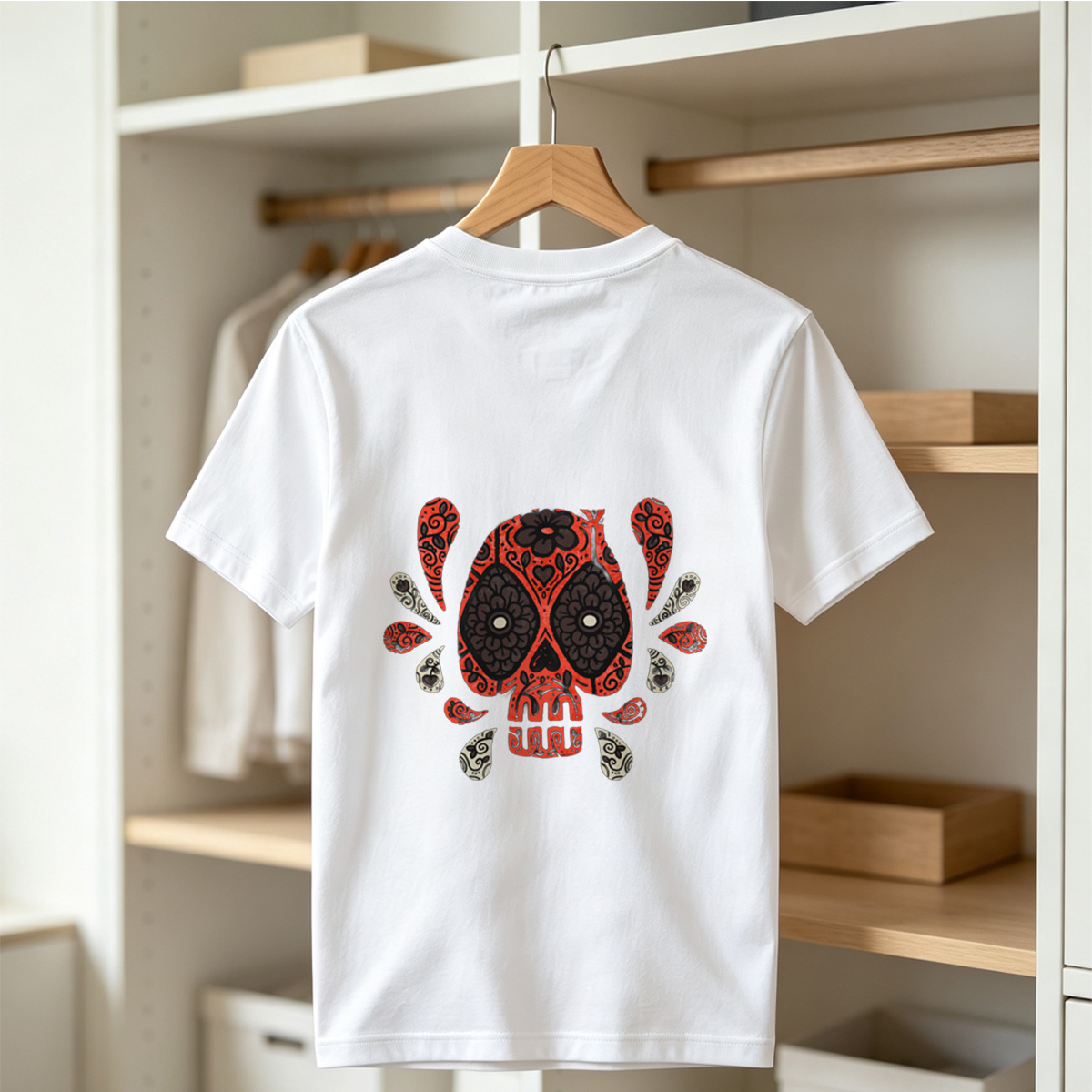 Day of the Dead Sugar Skull Design - Tee
