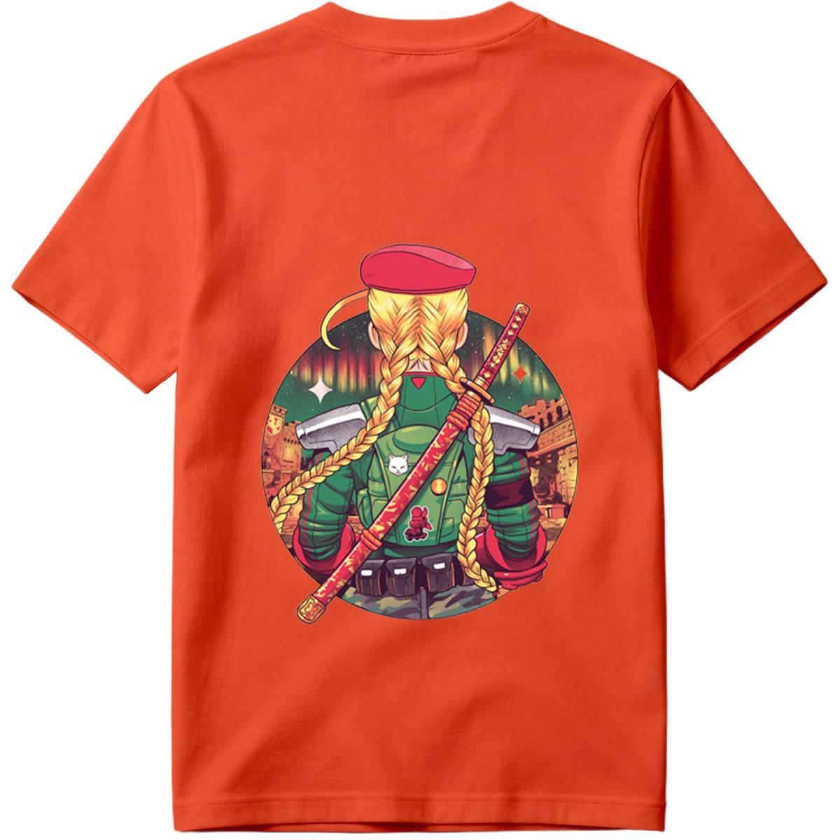 **Title:** Street Fighter - Cammy with Katana - Tee