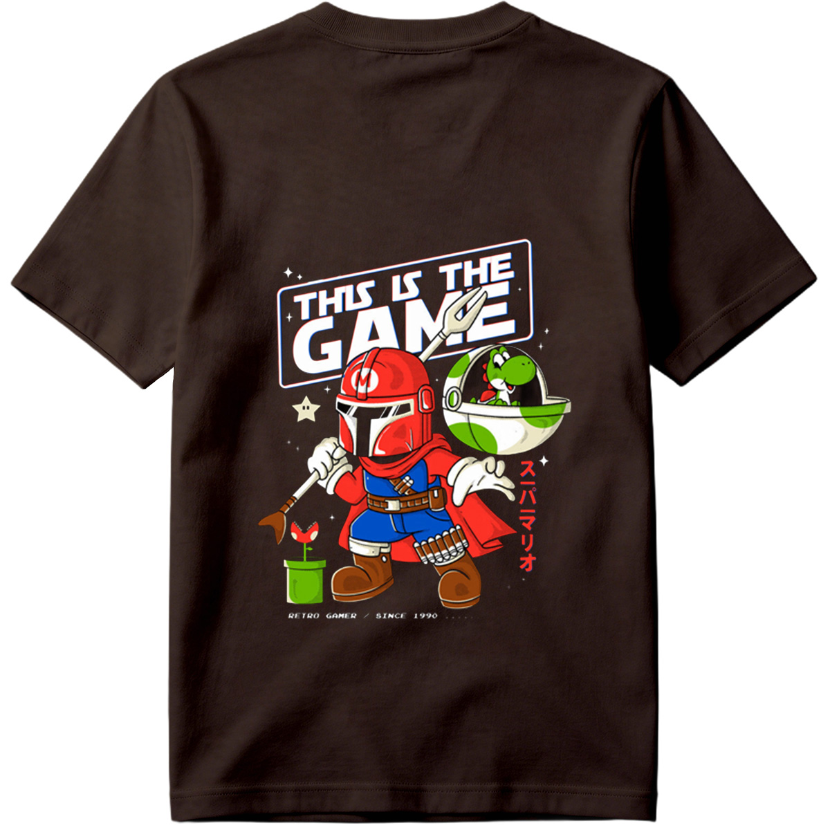 Super Mario Meets Mandalorian: This Is The Game - Tee