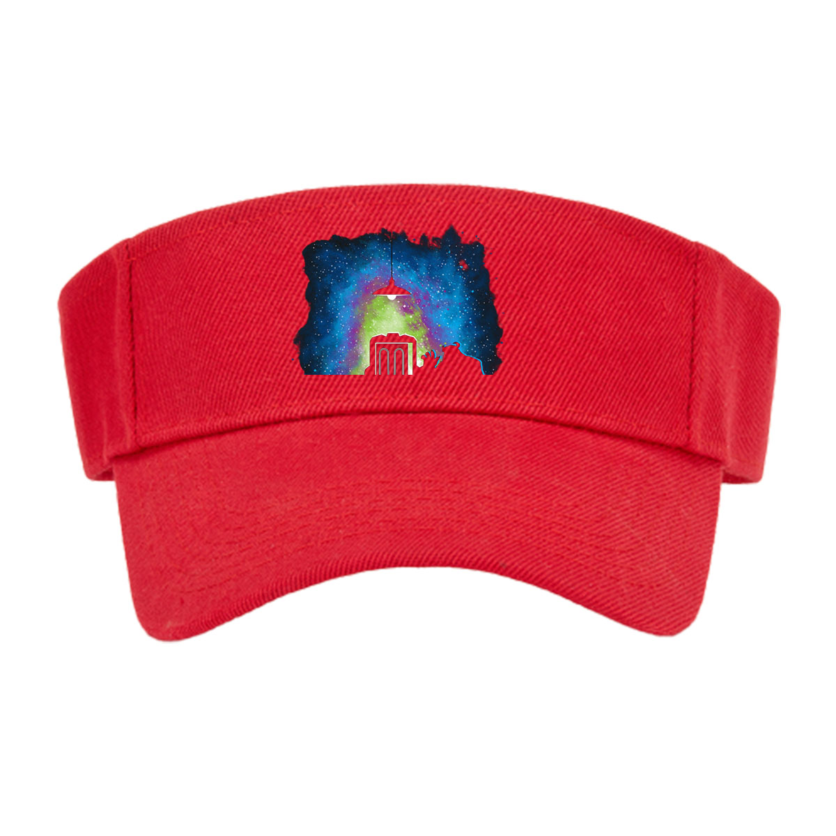 Doctor Who: The TARDIS Door Opens to a Cosmic Sky -  Visor cap