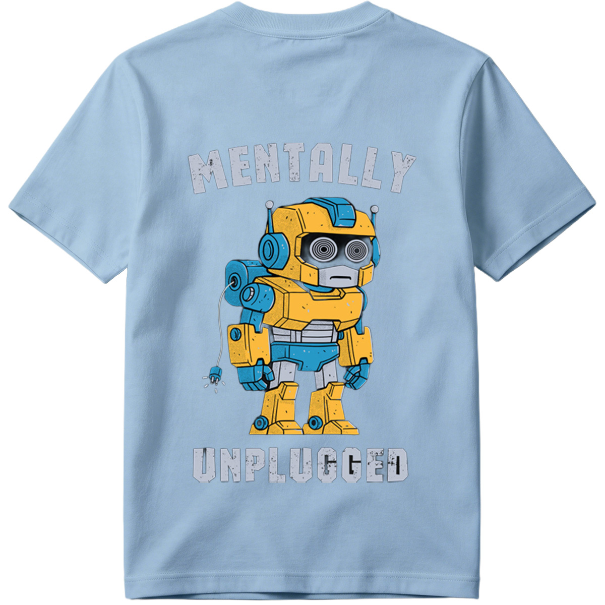 Mentally Unplugged Robot Design - Tee