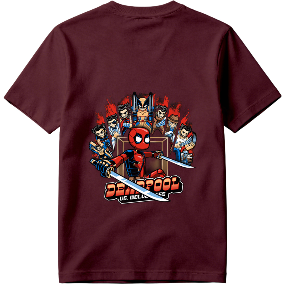 Deadpool vs. Wolverines - Tee