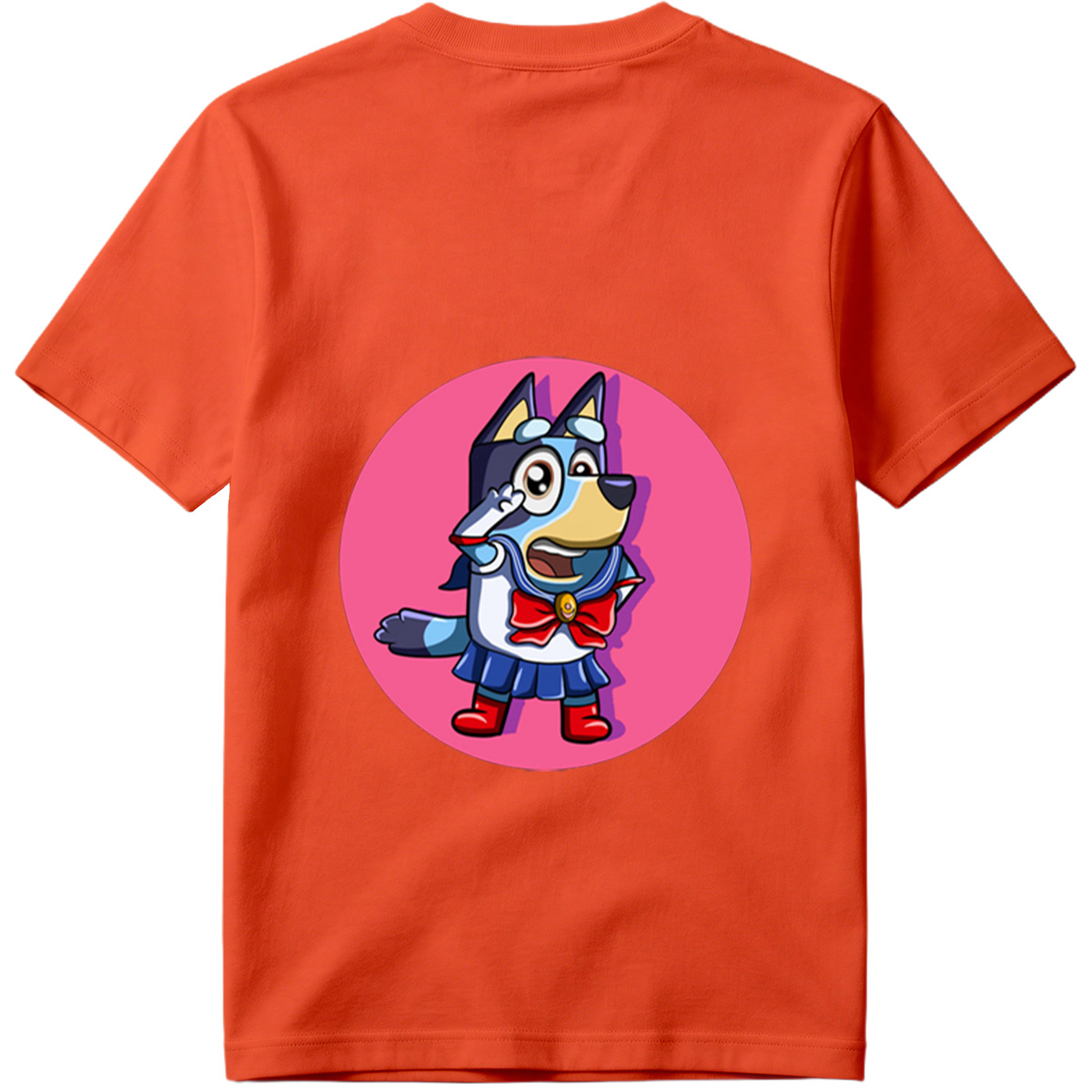 Bluey in Sailor Moon Costume - Tee