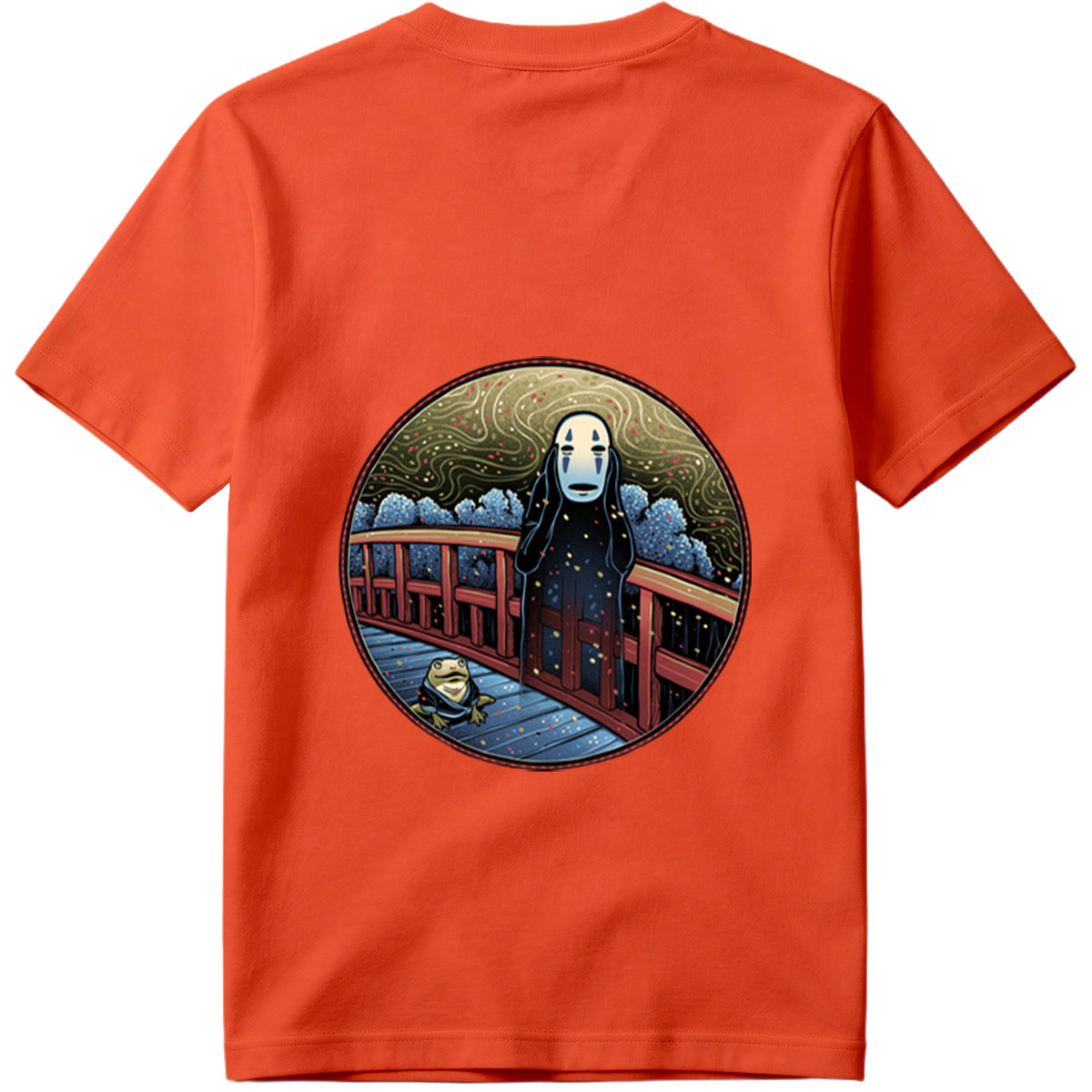 Spirited Away: No-Face and Frog on Bridge - Tee