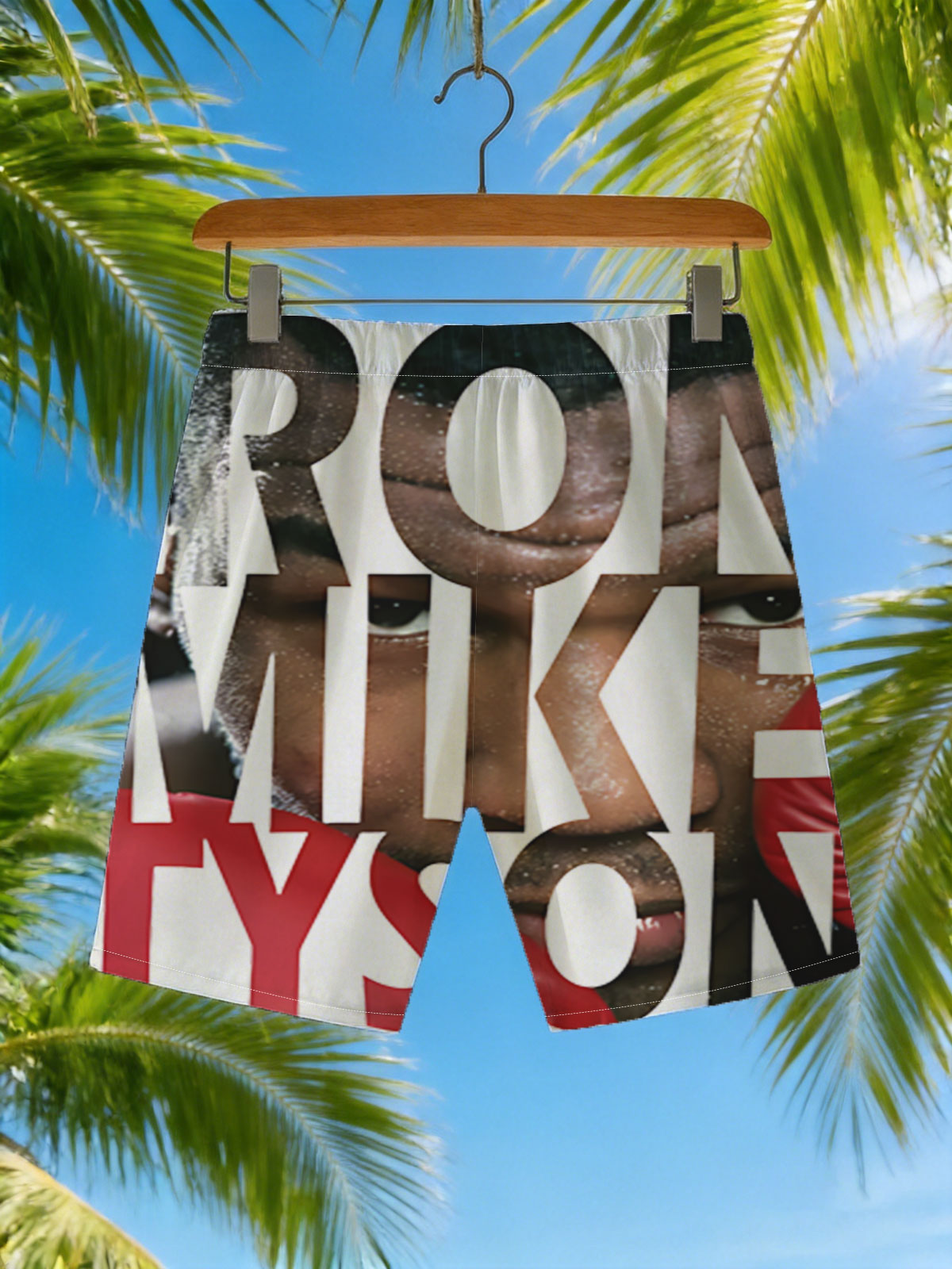 Iron Mike Tyson: Boxing Legend and Cultural Icon -  Beach shorts