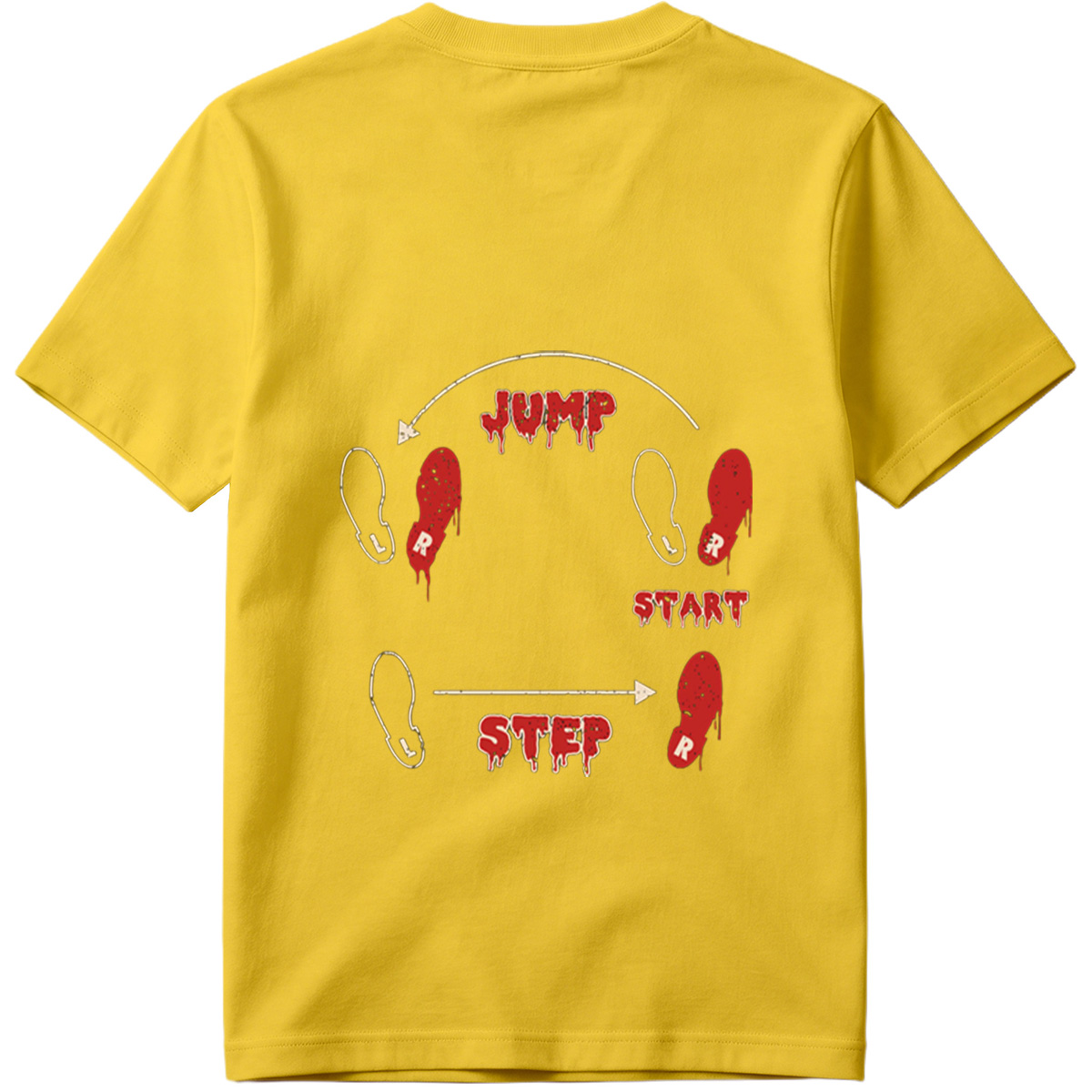 Jump Step Start: Footprint Dance Move Guide - Tee