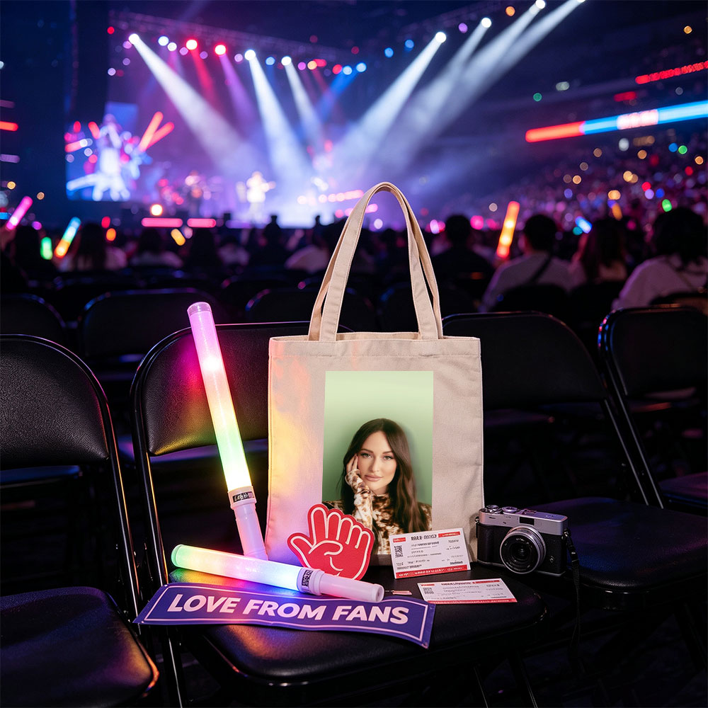 Kendall Rae - Portrait - Woman with Long Brown Hair Wearing Tie-Dye Top Against Green Background - Canvas tote bags
