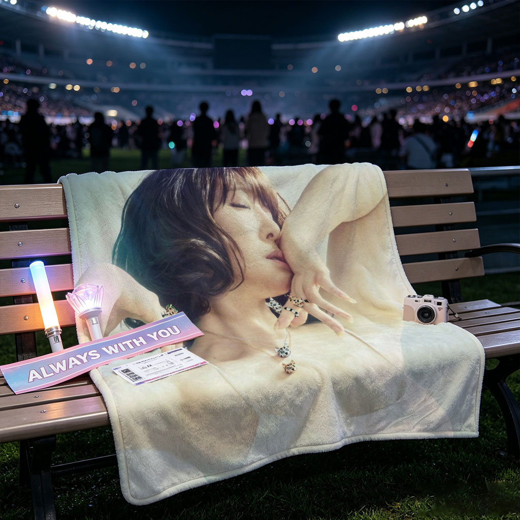 Ayumi Hamasaki in Elegant Pose with Jewelry and Soft Lighting - Blankets