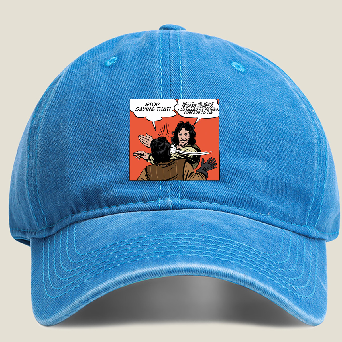 The Princess Bride: Inigo Montoya vs. Westley - Washed Denim - Baseball Cap