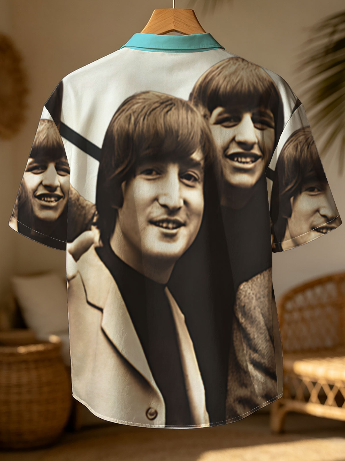 The Beatles: John, Paul, George, and Ringo in a classic pose -  Shirt
