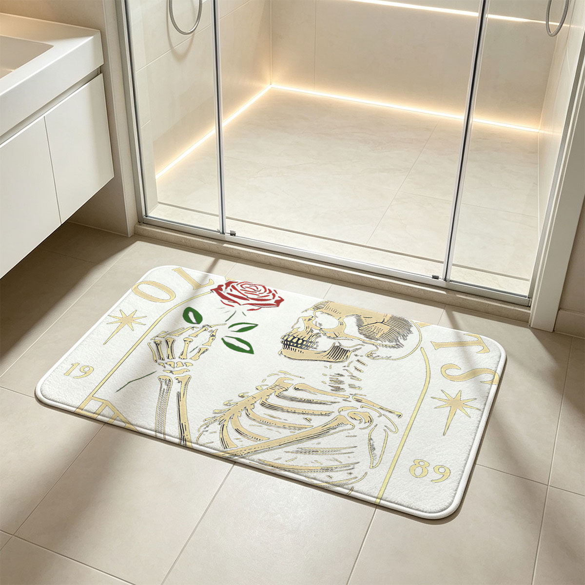 Old Habits Die Screaming: The Tortured Poets Department - Flannel floor mat