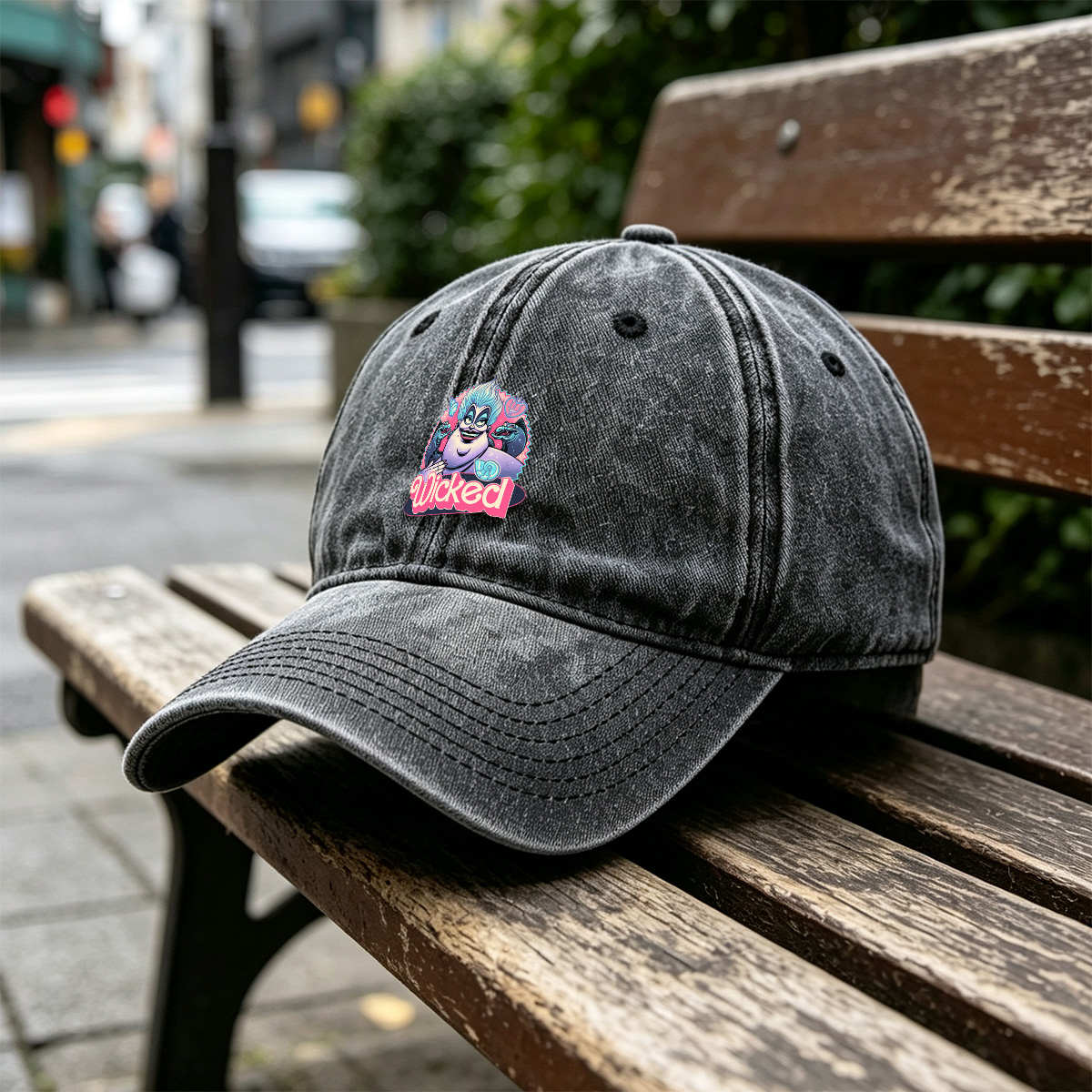 Wicked: Ursula and Flotsam & Jetsam - Washed Denim - Baseball Cap
