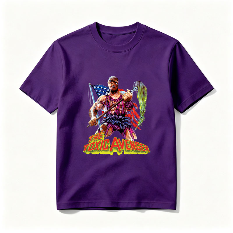 The Toxic Avenger: Mutant Hero with Mop and Flag - Tee