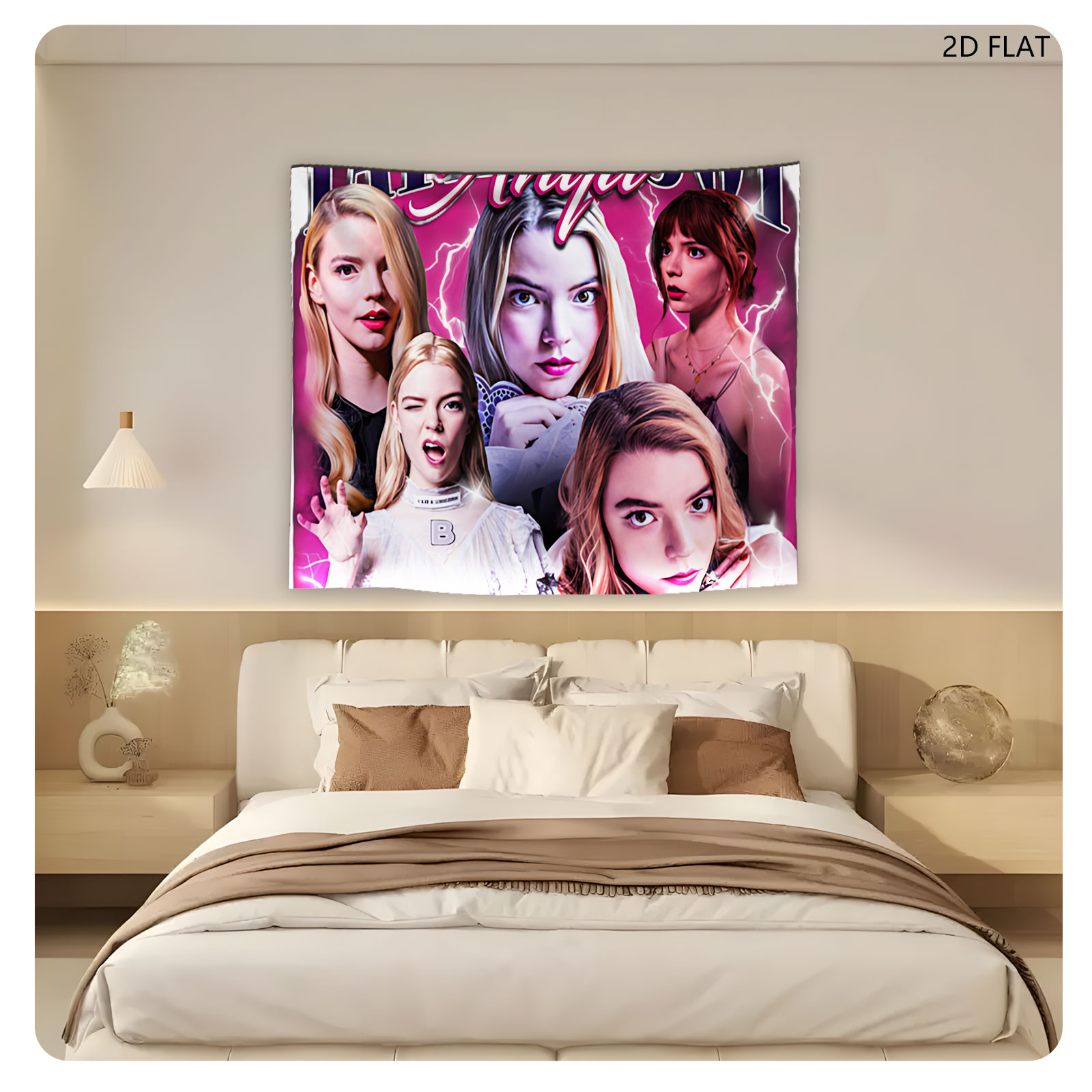 Taylor Joy Anya: Celestial Roles & Characters Collage - Tapestry